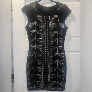Philipp Plein Studded Knitted Dress- Authentic